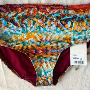 NWT! Prima Donna Vegas Nomad Mix Balcony Bikini Full Brief, Size EU 40 (US 8)